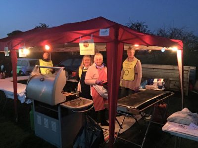 Rotary BBQ at Trusthorpe's Halloween Firework Night