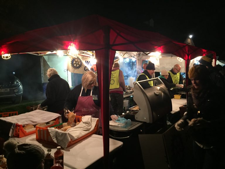 Alford Cricket Club Bonfire
