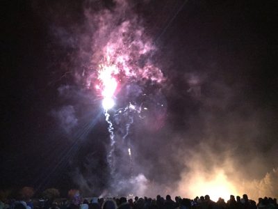 Alford Cricket Club Bonfire Fireworks