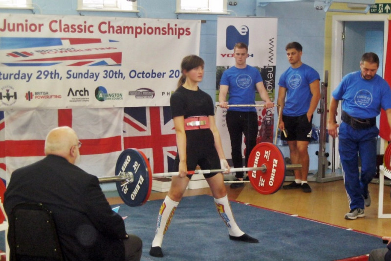 Power Lifter Amelia Maycock