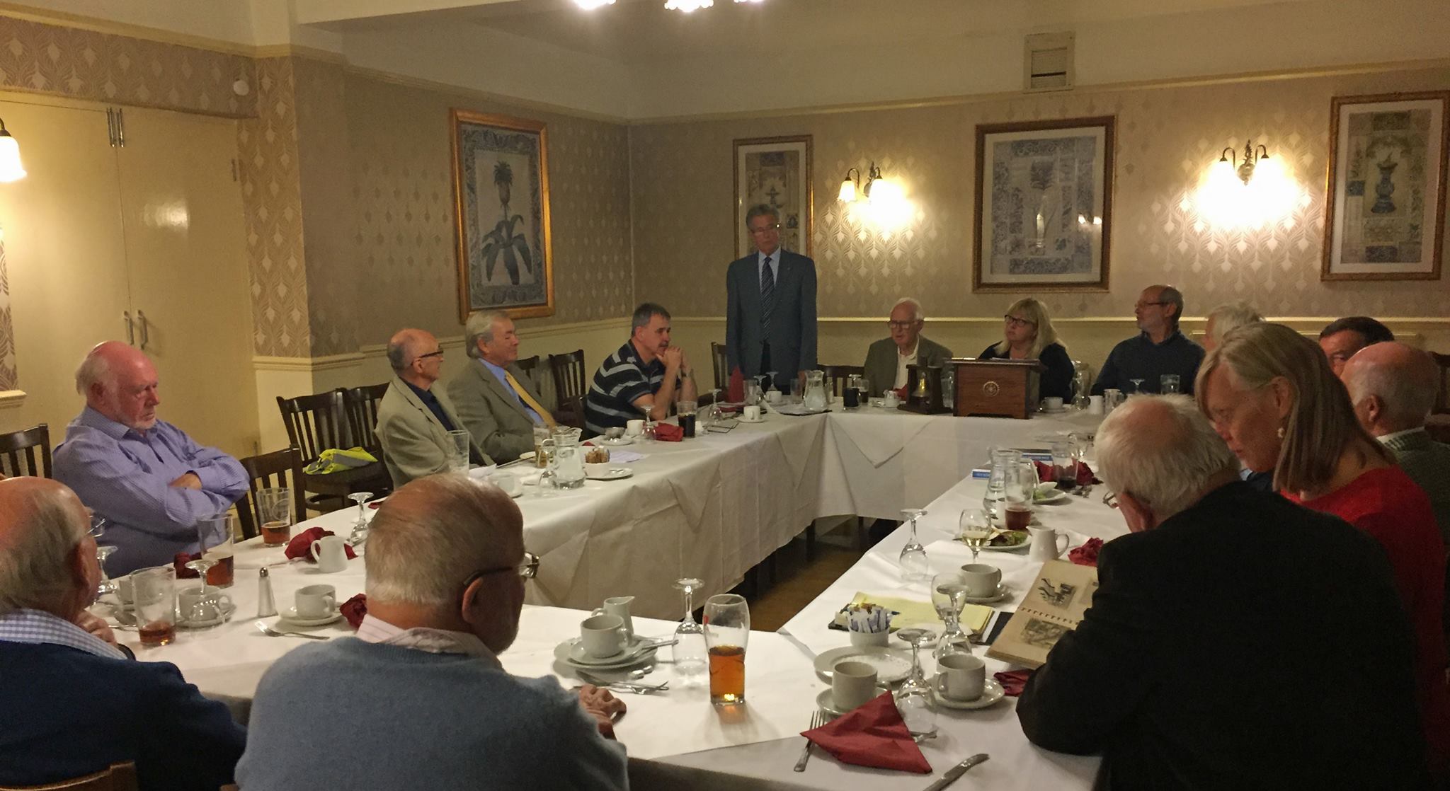 Bill Champion Speaking at our Meeting