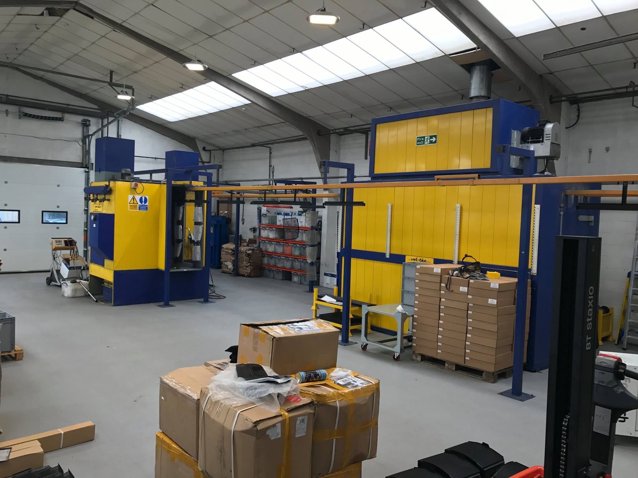 Plastic Coating Area