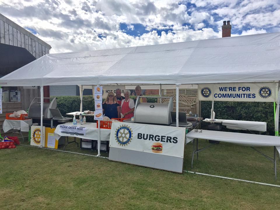 "Fired up and ready to go" with our BBQ at Farmer Browns open day