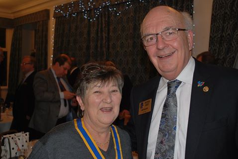 Our President Gill Marsh with RIBI President Peter Davey