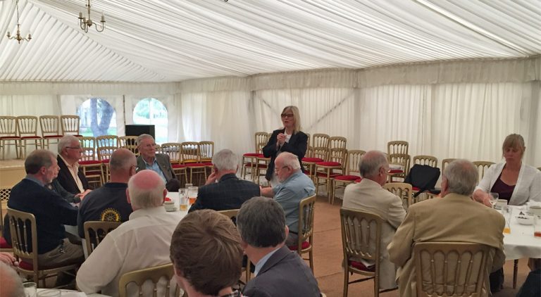 Alison Lark From St Andrew's Hospice at Grimsby