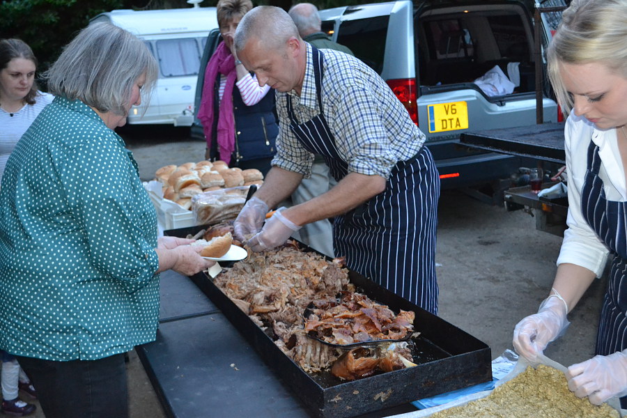 The Hog Roast ready to be served