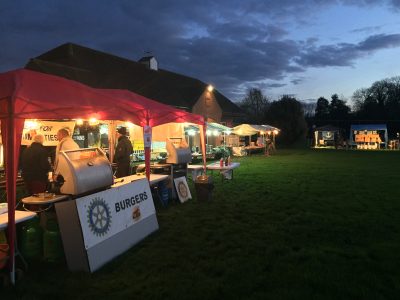 Waiting for the crowds