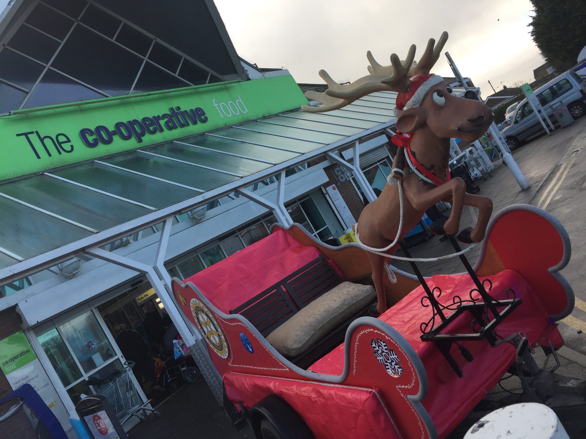 Rudolph Waiting Outside
