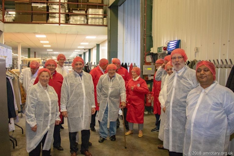 The Rotary Club of Alford and Mablethorpe Visit Fairburns Eggs