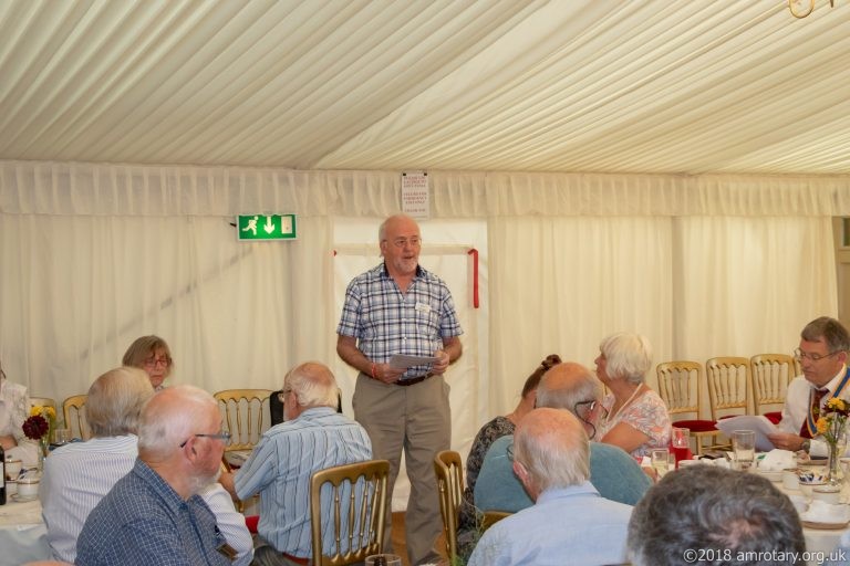 Rotarian Phil Godfrey