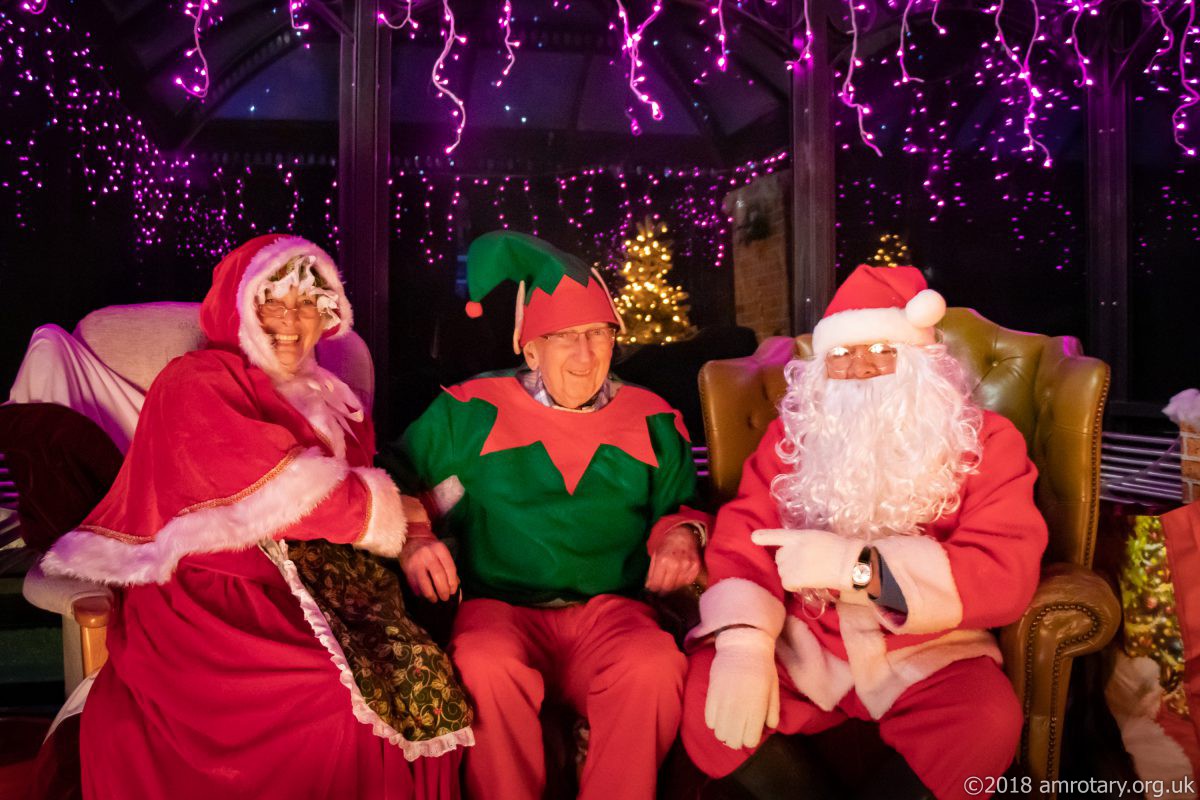 Rotary in Santa's Grotto