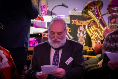 Mablethorpe Carol Concert 2021 Councillor Tony Howard