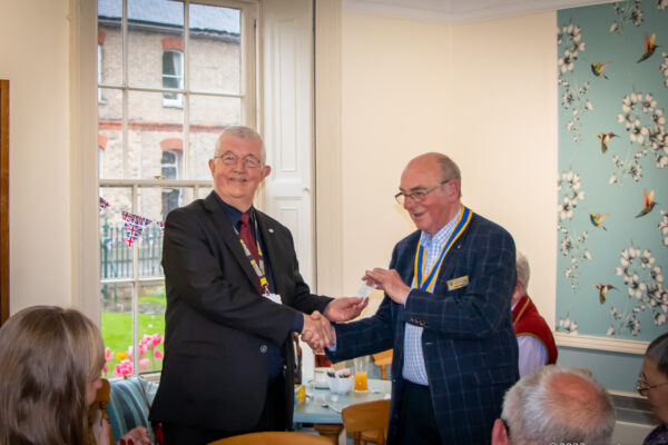 Steve Tandy and President John Clarke