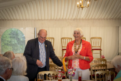 John Clarke Presents the Presidents Chains to Kath Hayes