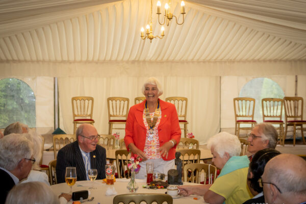 Welcome Club President Kath Hayes